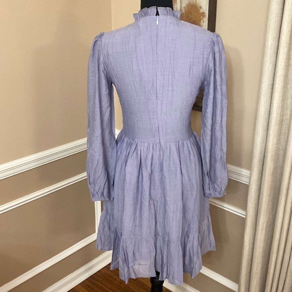 Berryou Lilac Colored Lined Dress Medium NWT - Picture 2 of 9